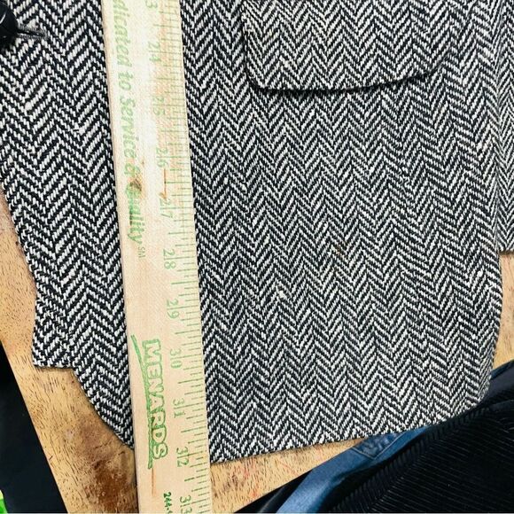 Vintage‎ Fingal Ireland Wool Herringbone Donegal Tweed Sport Coat 42R - Picture 9 of 11